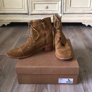 Bird of Flight lace up suede boots